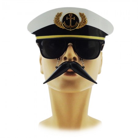 Окуляри з вусами Капітан